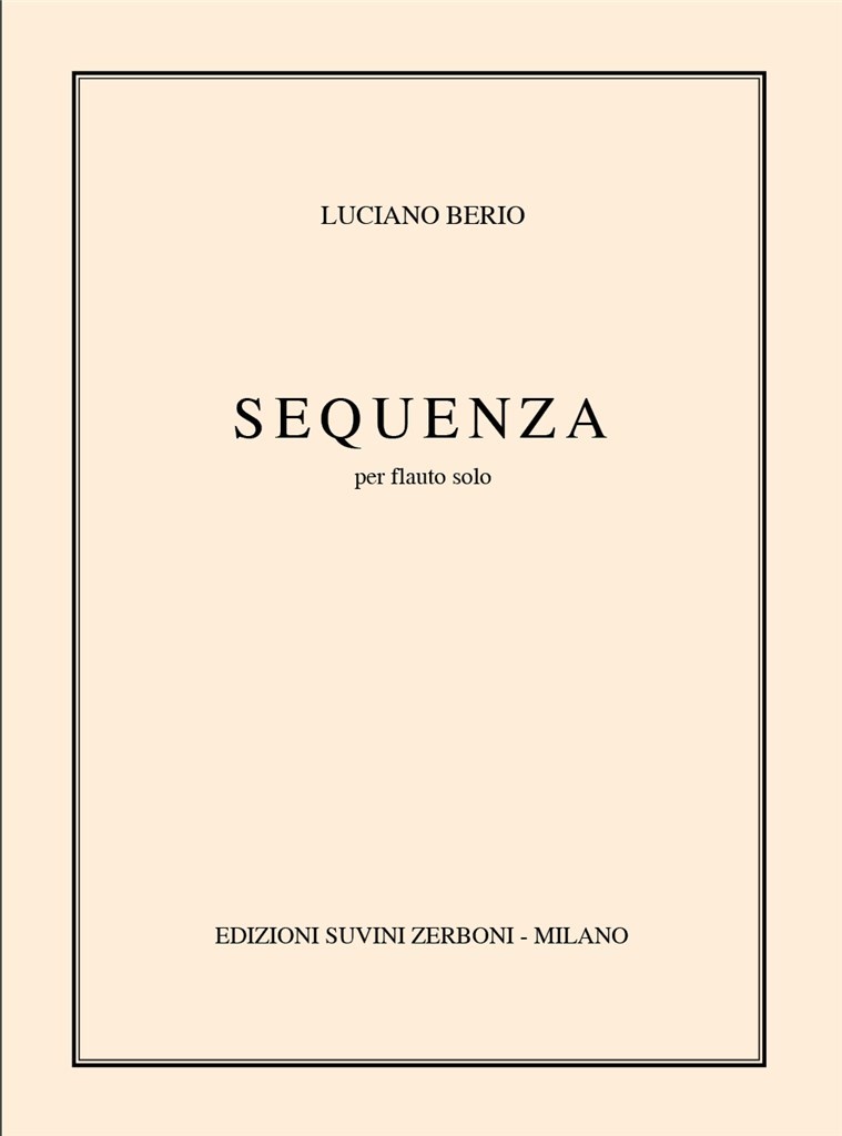 Sequenza (1958) Per Flauto Solo